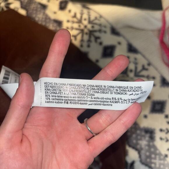 Massimo Dutti Wool Cashmere Blend Brown Turtleneck Sweater Size Large - Picture 10 of 13